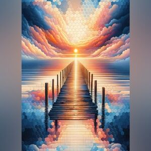 Bridge to Heaven DIY 5D Full Round Drill Diamond Painting